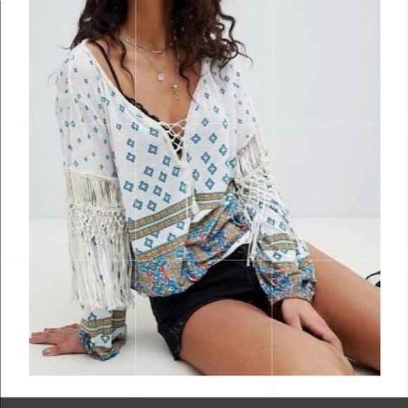 ⚪️🍅🐳👝  NWT FREE PEOPLE Macra Maze Me - Picture 2 of 3